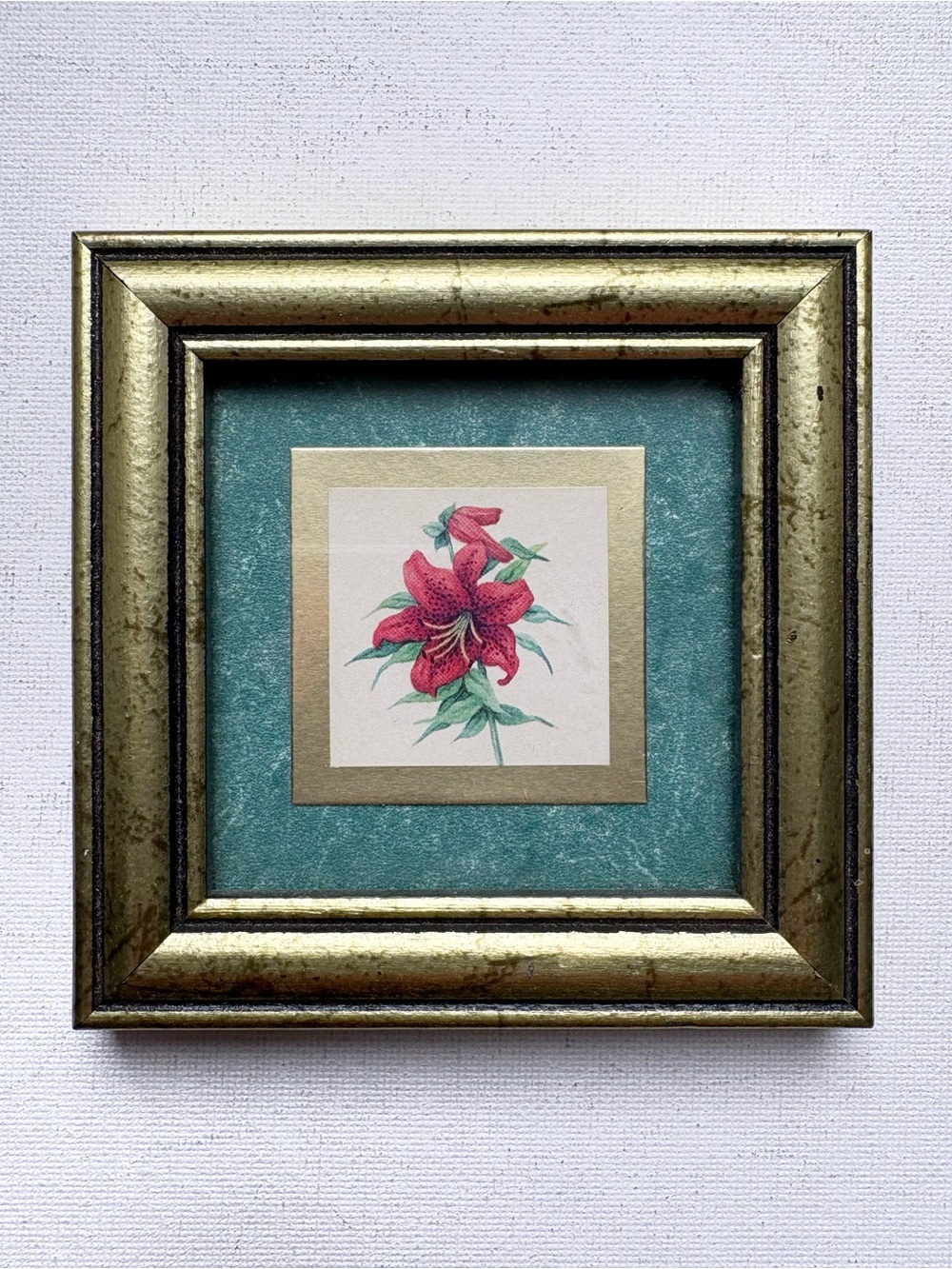 Vintage Pretty Petal Collectibles Lily Heartfelt Collection Kathy Seek Print